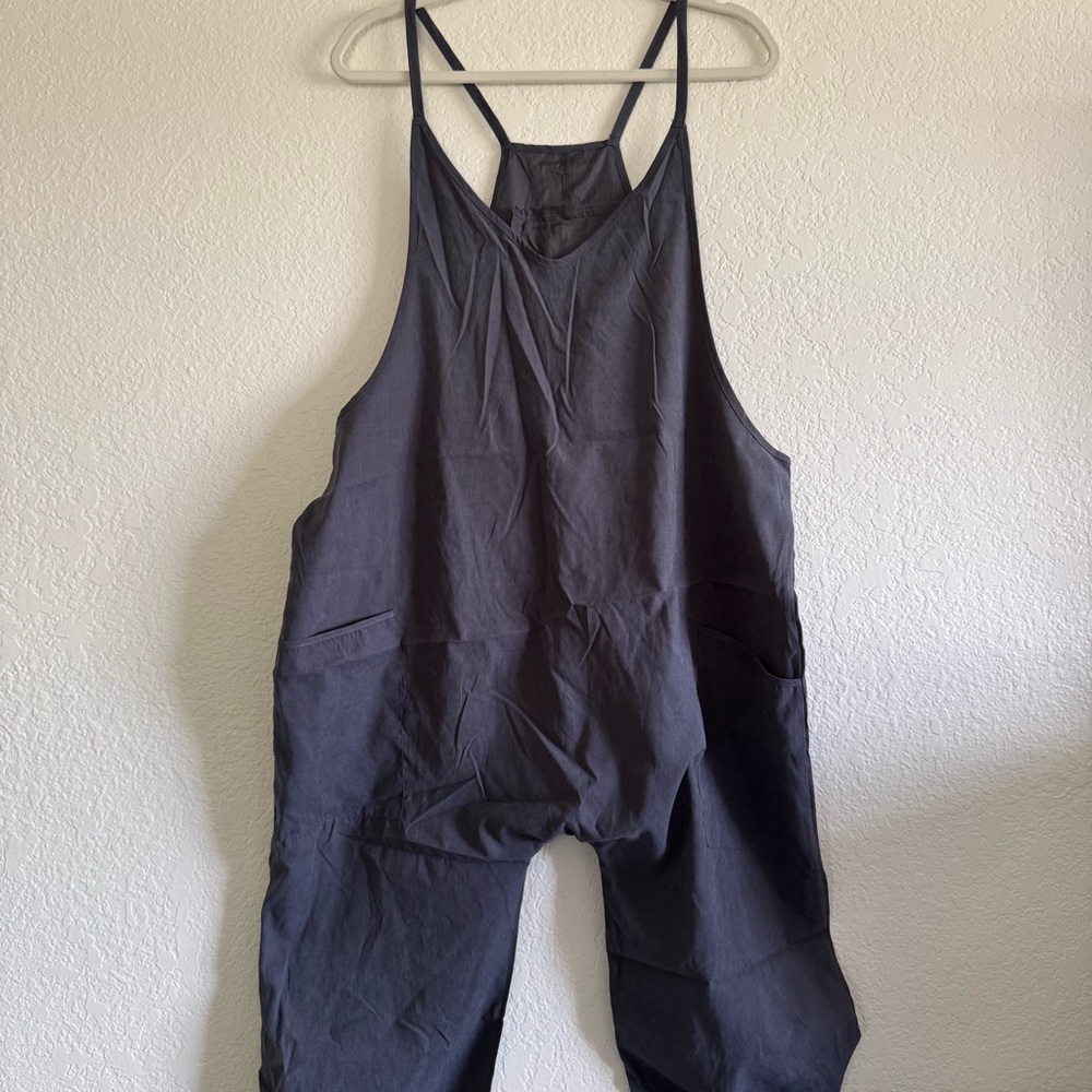 NWOT Dark Gray Overalls - Women's OS casual Jumpsuit